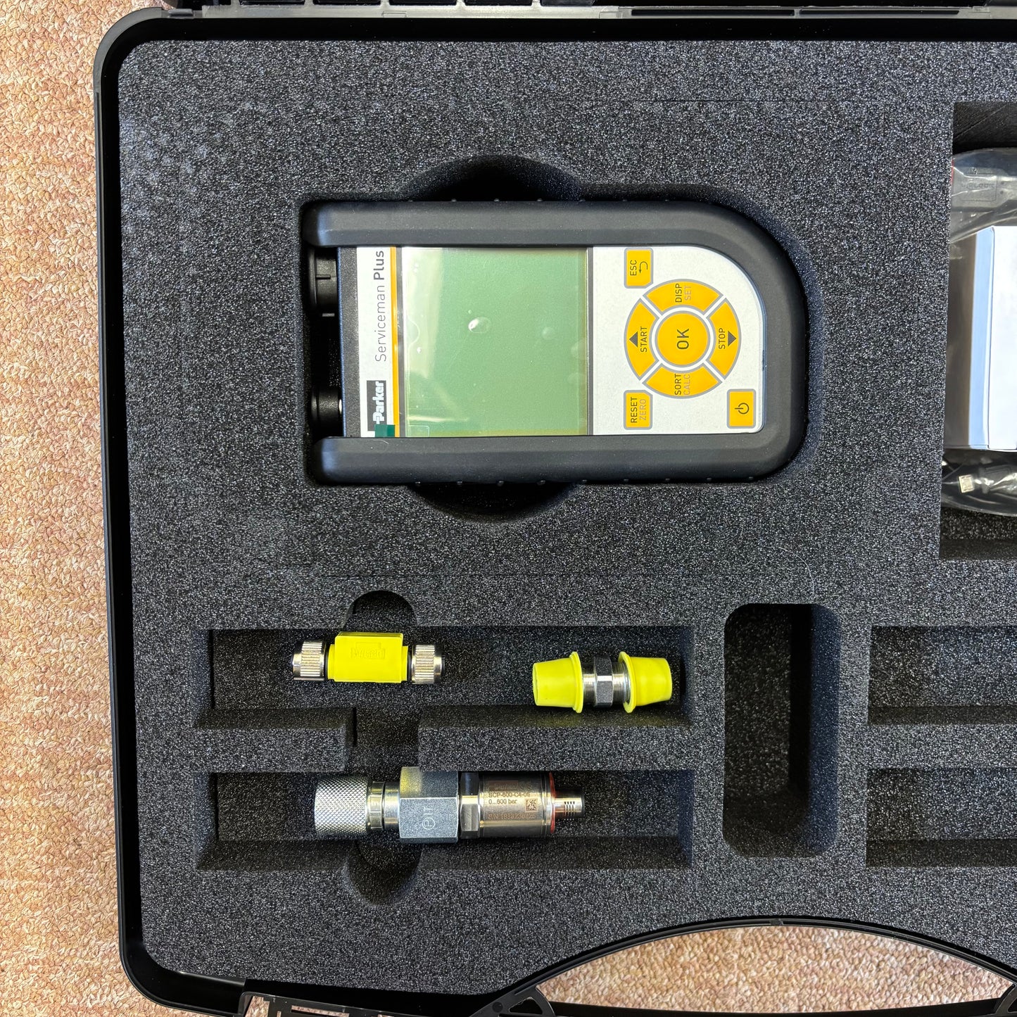 Parker Sensocontrol  5 - 150L/min Flow & Pressure Test Kit