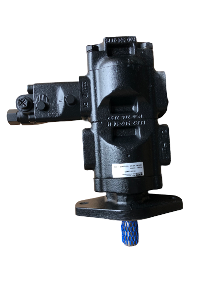 FERMEC - Massey Ferguson - Terex 3518079M93 Twin Hydraulic Pump + Unloader valve 37 + 29 CC/REV - Unwin Hydraulic Engineering