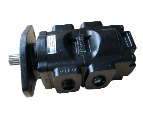 332/G7135 Genuine Parker / JCB 3CX Twin Hydraulic Pump 36 + 29 CC/REV - Unwin Hydraulic Engineering