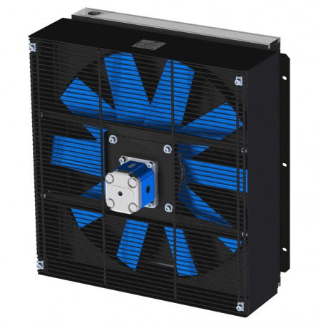 TT 25 rail Hydraulic motor Air Blast Oil Cooler TT25RH11 1.19KW - Unwin Hydraulic Engineering