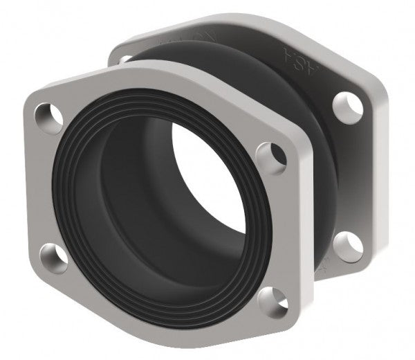 ASA Rubber Compensator SDKSS032 SAE 1 1/4" Flexible Coupling - Unwin Hydraulic Engineering