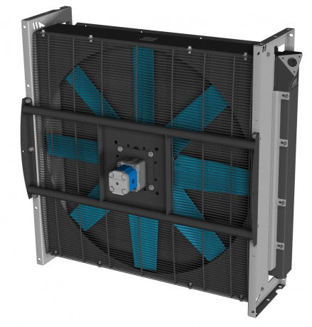 ASA0927 Hydraulic motor Air Blast Oil Cooler ASA0927AH11 2.6KW - Unwin Hydraulic Engineering
